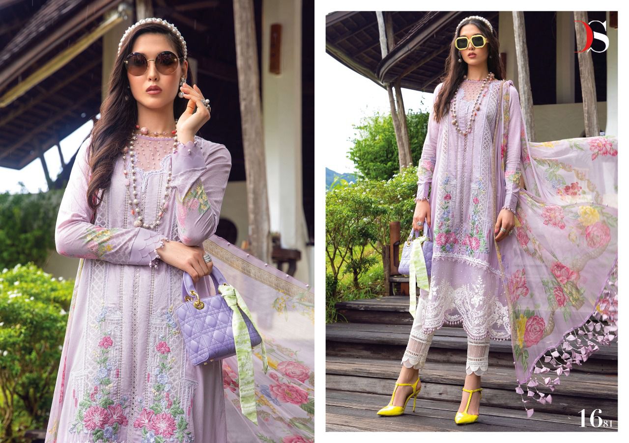 Deepsy Maria B M Print 22 Vol 3 Cotton Casual Wear Pakistani Salwar Suits Collection